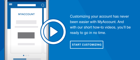 MYACCOUNT Start customizing